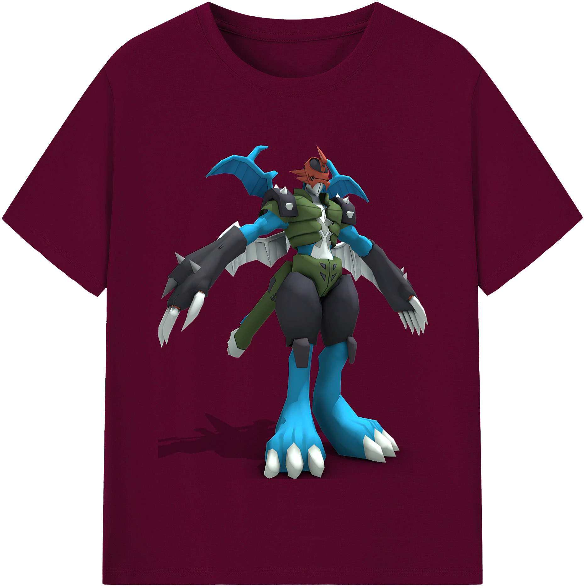 （画像用） Digimon デジタルモンスター/デジモン レディースカジュアルプリントTシャツ（綿100％）